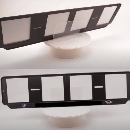 imagen de porta matriculas a dos caras