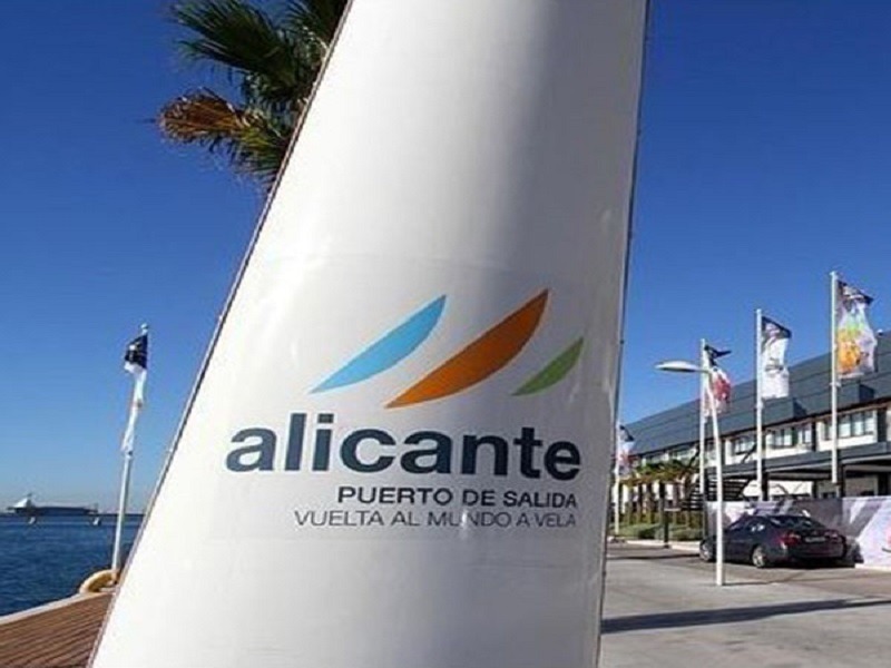 Mástil de fibra de vidrio en la volvo ocean race