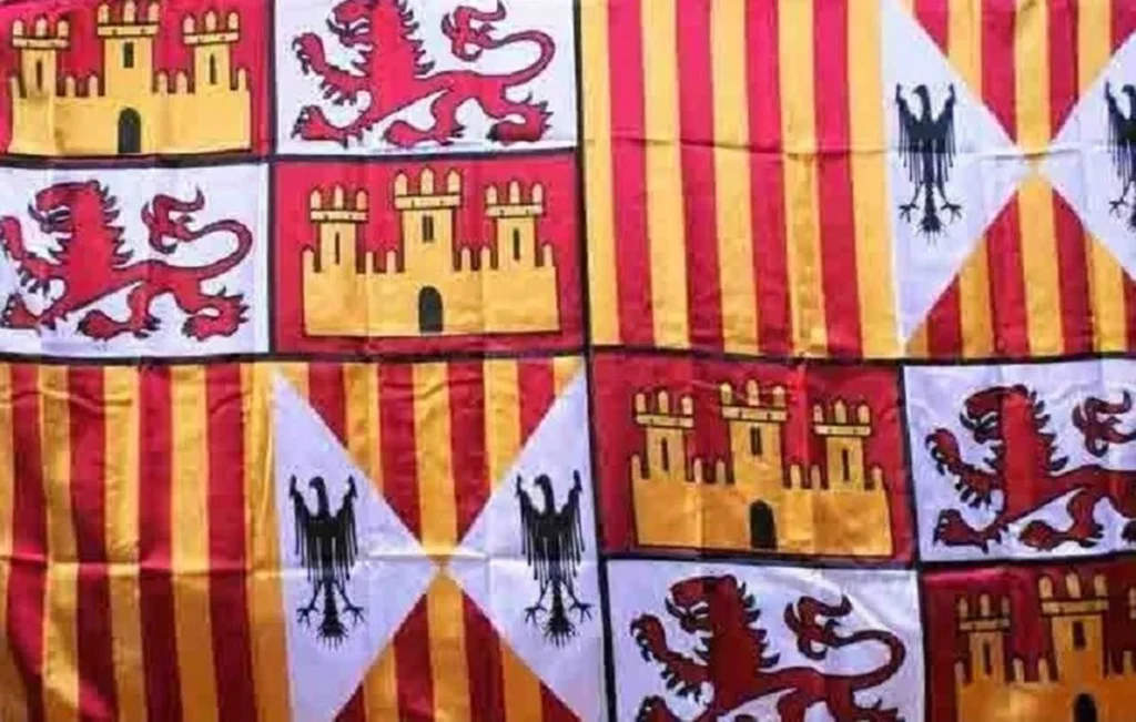 Bandera de los reyes católicos en el siglo XV