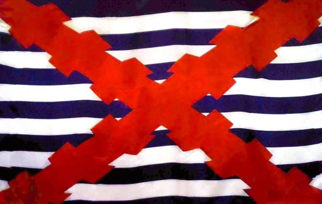 ESTANDARTE DE LA MARINA ESPAÑOLA EN FLANDES