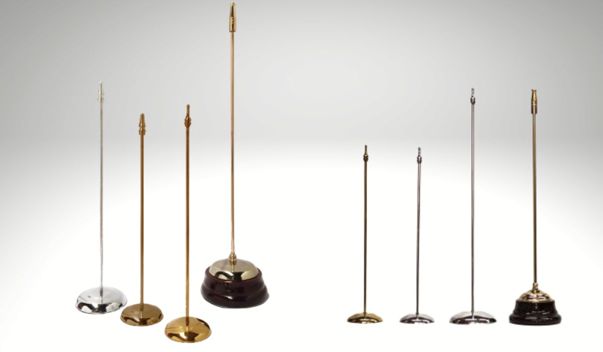 imagen de distintos mastiles de sobremesa